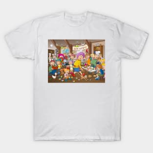 Colorful ‘Bon Appetit’ illustration. T-Shirt